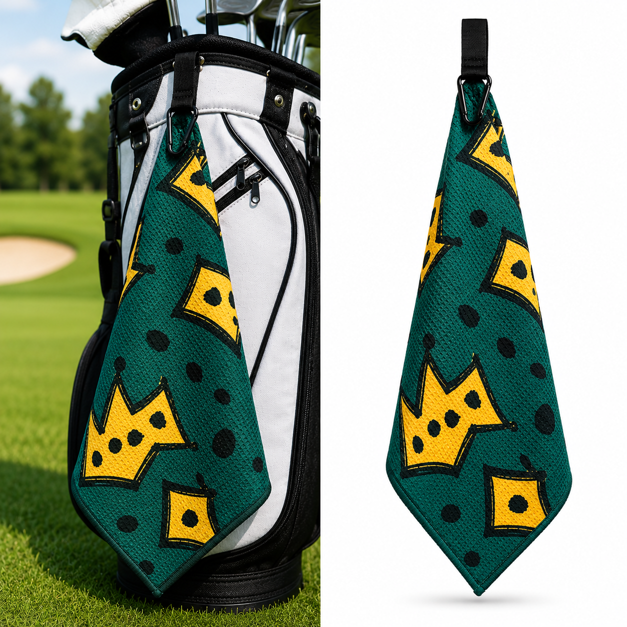 Crown Golf Towel