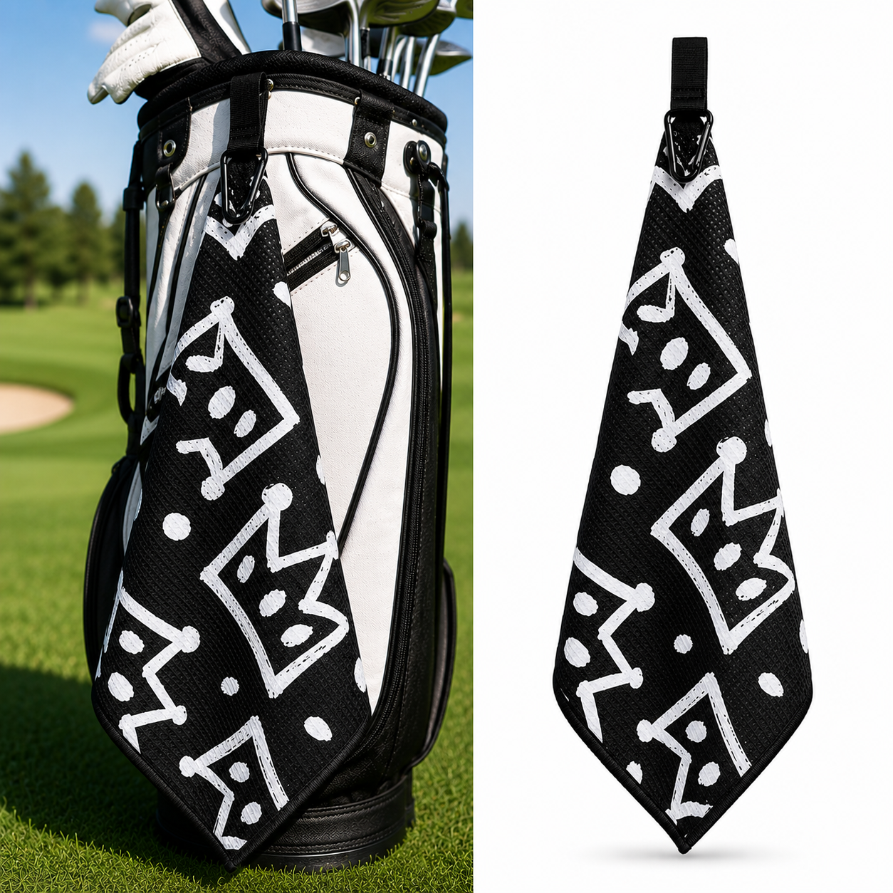 Crown Golf Towel