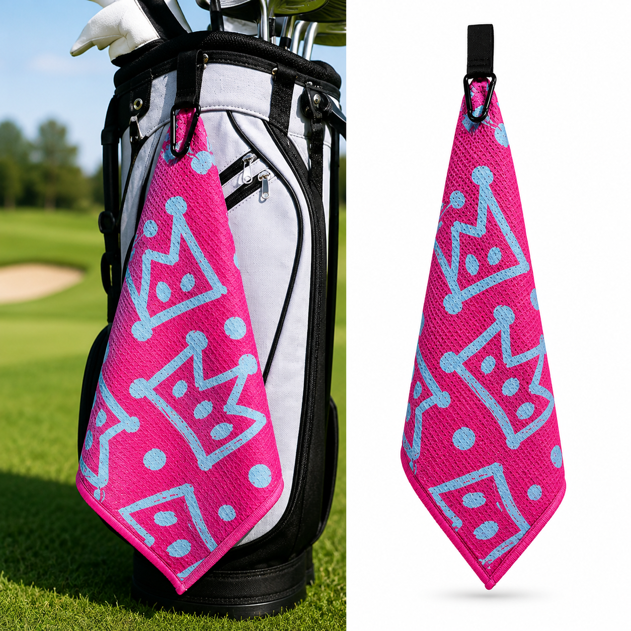 Crown Golf Towel