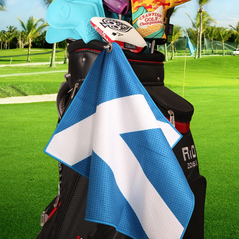 UK Union Jack Series Design Waffle Ployester 40 x 60 cm Golf Towel
