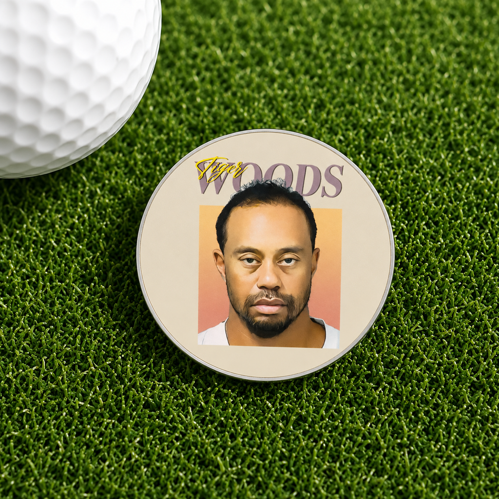 Tiger Mugshot Ball Marker