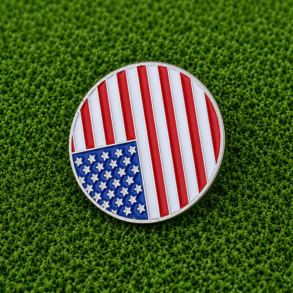 American Flag Ball Marker