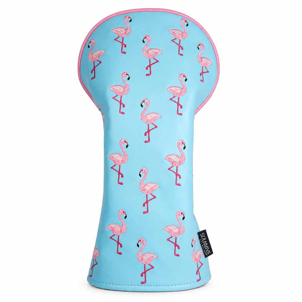 Pink Flamingo Driver Head Cover